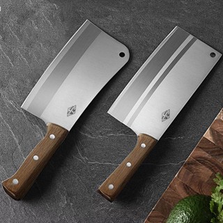 Fang tai มีดสแตนเลส ขนาด 9 นิ้ว AUTHENTIC Fang Tai Chopping Cleaver Knife STAINLESS STEEL