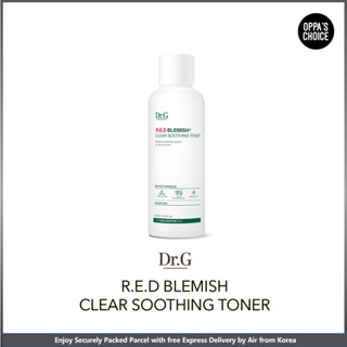 [แท้/พร้อมส่ง] DR.G(ดร.จี) RED BLEMISH CLEAR SOOTHING TONER 200ml