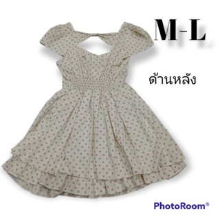 ชุดเดรสมือ2size m-lน่ารัก