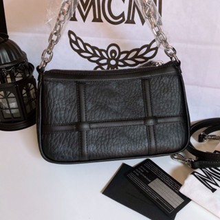 กระเป๋าสะพายฮอต NEW Mcm Delmy Shoulder Bag in Visetos