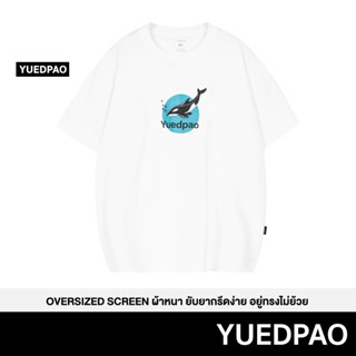 ยอดขาย  รับประกันไม่ย้วย 2 ปี ผ้านุ่ม เสื้อยืดเปล่า เสื้อยืด Oversize White killer whale print bh