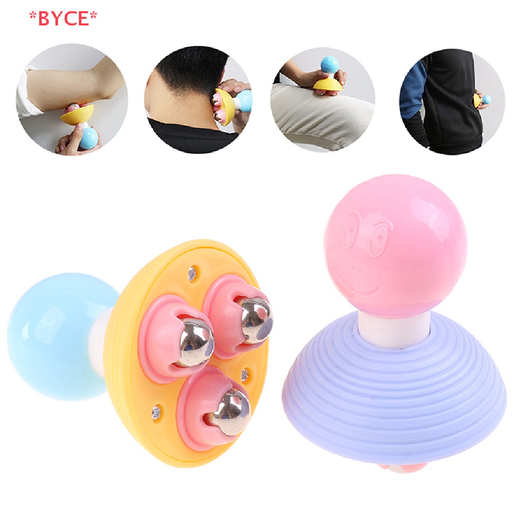 Byce> ใหม่ ลูกกลิ้งนวดร่างกาย บรรเทาอาการปวดกล้ามเนื้อ เซลลูไลท์ พร้อมด้ามจับ