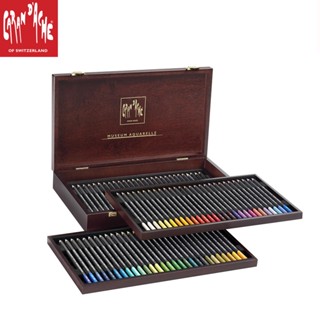 Caran d’Ache (คารันดาช) ชุดสีไม้รุ่น Museum Aquarelle 76 สี (สีไม้ระบายน้ำ เกรด Artist) ในกล่องไม้สุดหรู  3510.476