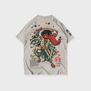 เสื้อยืด - KURAMA TENGU (สีเทา)