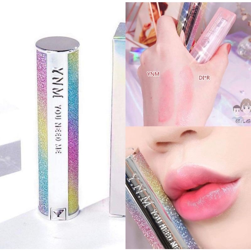 พร้อมส่งแท้ YNM Rainbow Honey Lip Balm 3g ลิปบาล์มเปลี่ยนสี ลิปมัน บำรุงปากอมชมพู you need me