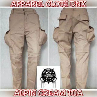 Alpin PUNK CREAM กางเกงขายาว สีคาราโก้ ภูเขา