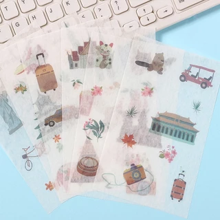Diy สติ๊กเกอร์ การ์ตูน น่ารัก เครื่องเขียน ตกแต่งห้องเด็ก