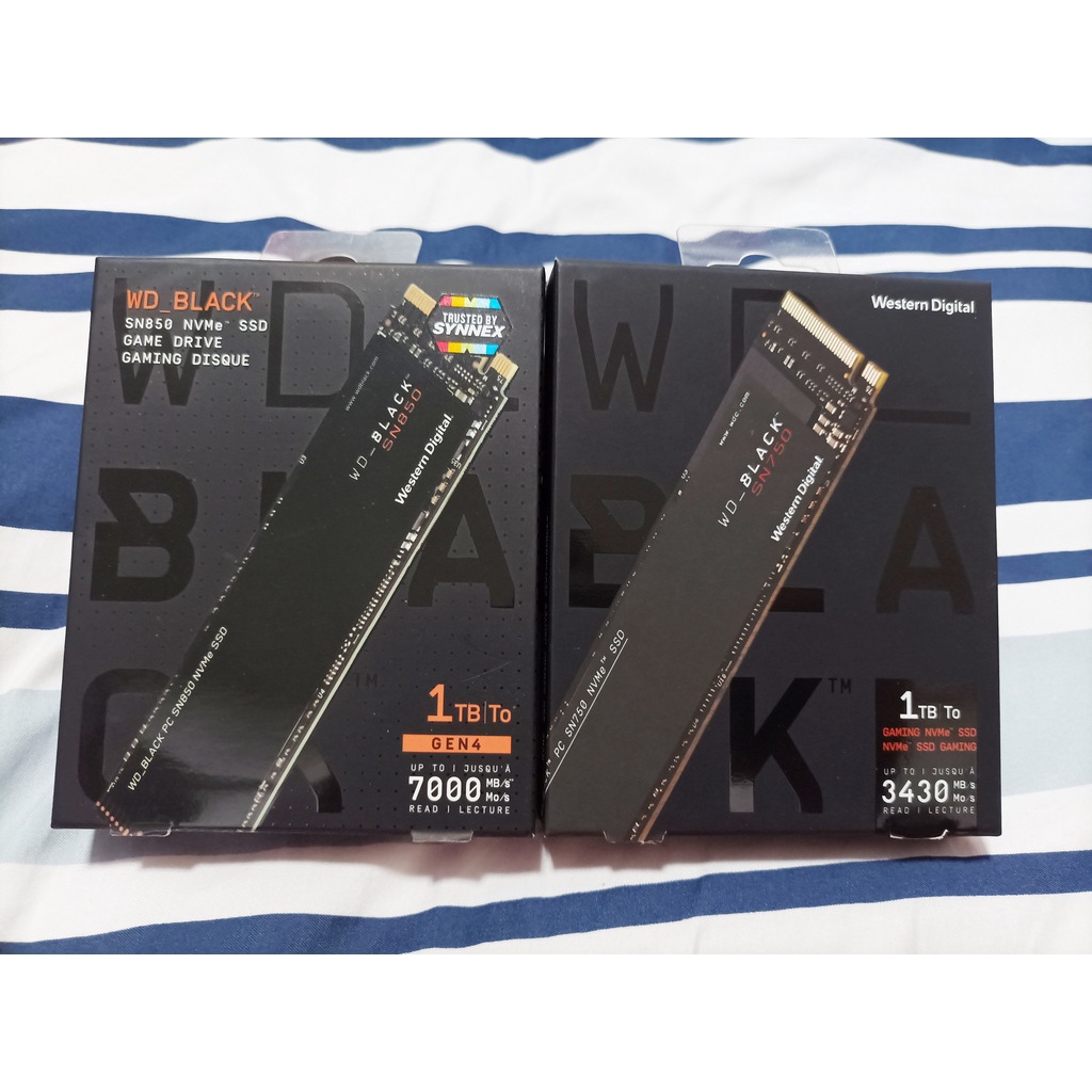 WD BLACK SN850/750 NVME 1TB