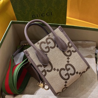 พรี​ ราคา5500 Gucci GG 699406 mini Tote กระเป๋าถือ หนังวัว กระเป๋าสะพาย