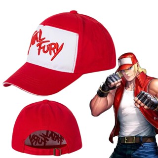 หมวกเบสบอล คอสเพลย์ ปักลาย King of Fighters Game Fatal Fury Terry Bogard สามารถปรับได้ อุปกรณ์เสริม สําหรับทุกเพศ