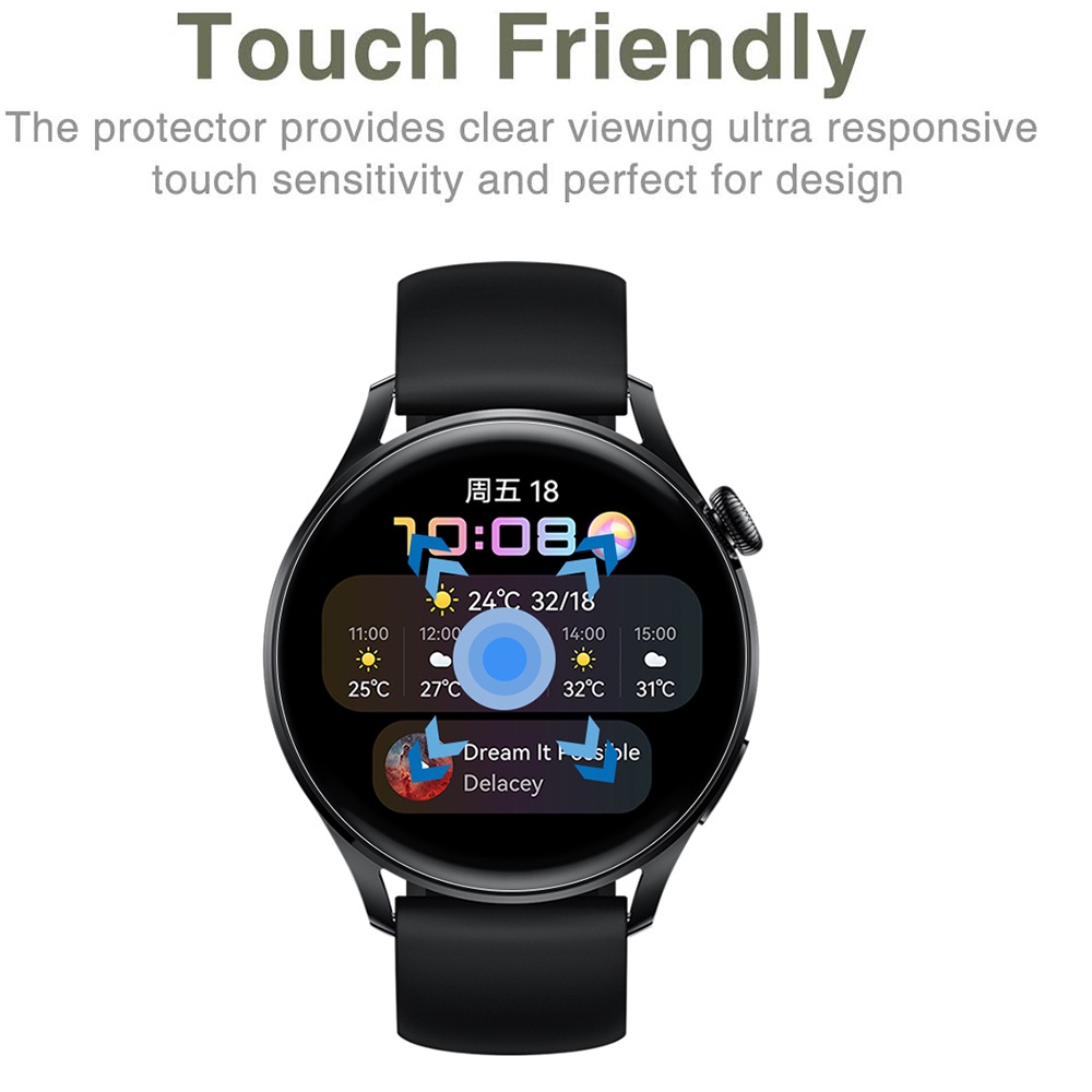 ฟิล์มไฮโดรเจลนิ่ม ใส ป้องกันหน้าจอ สําหรับ Garmin Venu 2 2S Venu2 Venu2S 2 3 5 10 ชิ้น