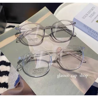 แว่นตาเลนส์กรองแสง ทรงหยดน้ำ Blue Block- 6814 [กรอบแว่นสามารถนำไปเปลี่ยนเลนส์ได้]