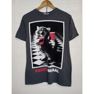 เสื้อยืดมือสอง USA : ลายแมว POPULAR POISON