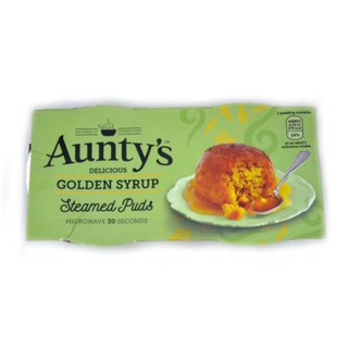 Auntys - Golden syrup puds 95gx2