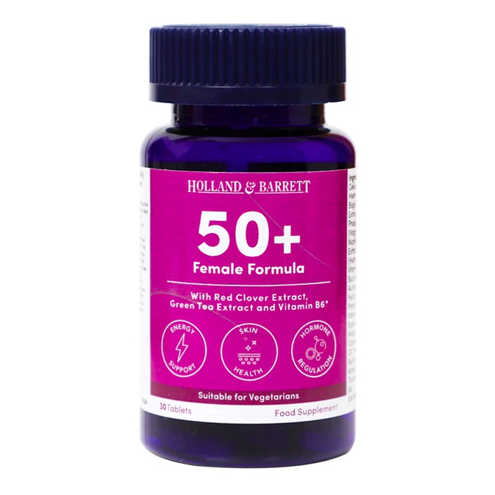 Holland & Barrett Female Multi 50+ 30 Tablets ฮอลแลนด์แอนด์บาร์เร็ต