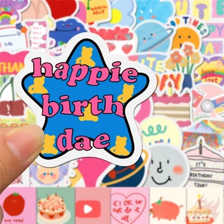 ❉ ศิลปะพาสเทลเดนมาร์ก สติกเกอร์ ขนาดเล็ก ลายตลก Slang Series 02 ❉ สติกเกอร์แฟชั่น กันน้ํา DIY 90 ชิ้น/เซต