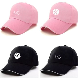 [ตัวอักษร หมวกเบสบอล] หมวกเบสบอล แฟชั่นเกาหลี ลาย Twice BLACKPINK Exo สําหรับผู้ชาย และผู้หญิง