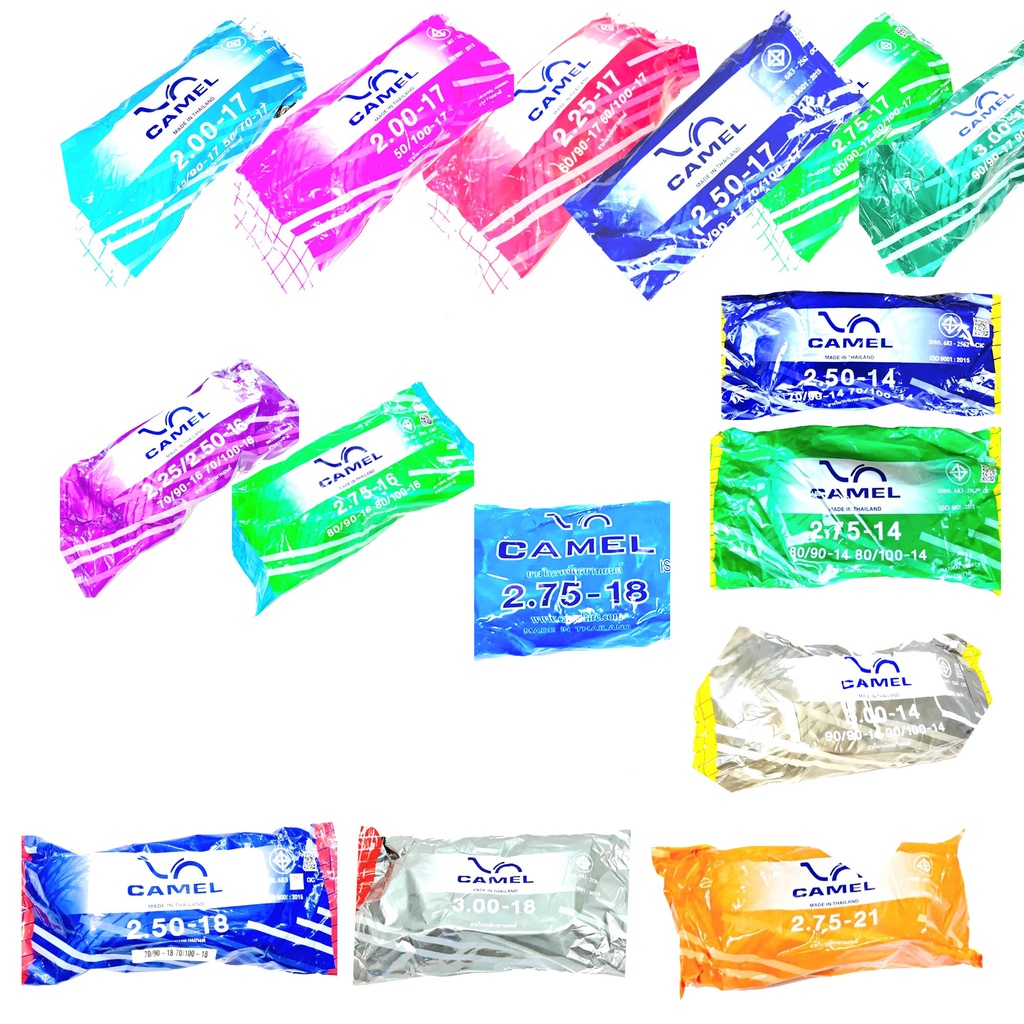 CAMAL คาเมล ยางใน ขอบ17 225-17 เลือก 175 185 200 225 250 275 300-17 ยางคาเมล แท้ จากโรงงาน สินค้าคุณ