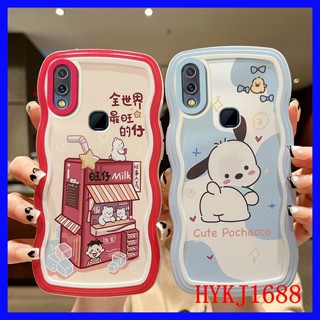 เคส Vivo V9 Younth เคส Vivo Y85 tpu ซิลิโคน ลายคลื่น เคสป้องกัน เคสนิ่ม