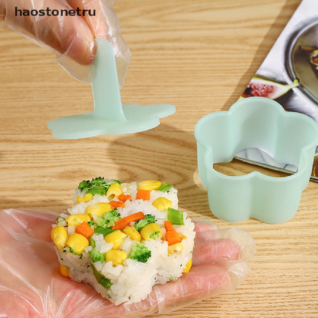 Ost 1 ชิ้นการ์ตูนข้าวปั้นปั้นซูชิม้วนข้าวปั้นเบนโตะกดแม่พิมพ์ DIY เครื่องมือ N