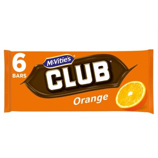 Club orange chocolate 6 bars - Mcvities 132g