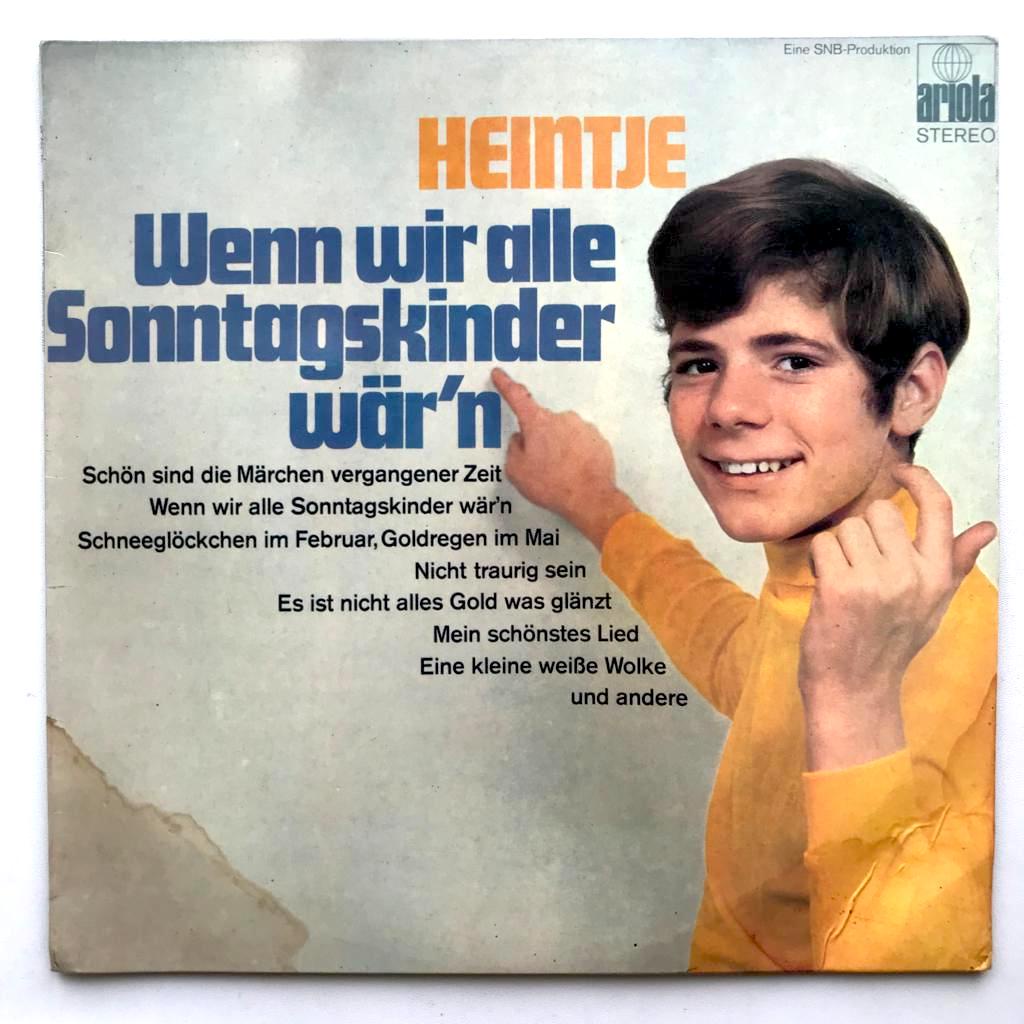 Heintje - Wen Wir Alle Sonntagskinder Wärn - LP Vinyl PH
