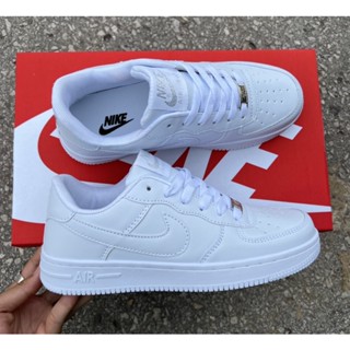 Nike air foce 1รองเท้าพ้าไป รองเท้านักเรียน 36-45 white lover