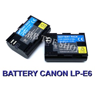 (Pack2)LPE6 / LP-E6 / LPE6N / LP-E6N Camera Battery For Canon EOS 5D,6D,7D,60D,70D,80D,90D,EOS R BY TERBTOE SHOP