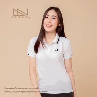 เสื้อโปโล รุ่น Rocking Horse 🔥สีขาว🔥 (หญิง) By Doitnow สินค้าคุณภาพ จากแห่งผลิตโดยตรง!!