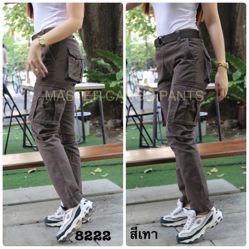 กางเกงคาร์โก้กางเกงยุทธวิธีรุ่น8222ผู้หญิง
