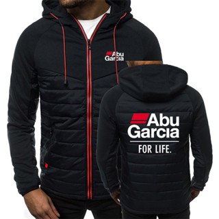 เสื้อแจ็กเก็ตกีฬา คอปก Abu Garcia สไตล์ฮาราจูกุ แฟชั่นคลาสสิก สําหรับผู้ชาย 2023