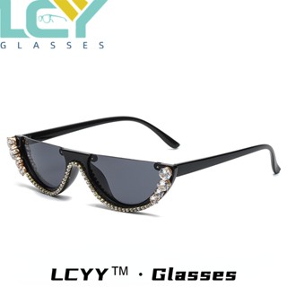 Lcyy2023 ใหม่ แว่นตากันแดดแฟชั่น ทรงแคทอาย สไตล์ยุโรป และอเมริกา 1819