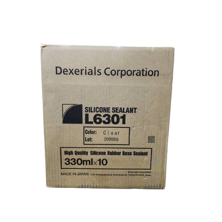 DEXERIALS [ยกกล่อง 10 หลอด] กาวซิลิโคน L6301 เด็คซีเรียล Made in Japan 330ml.(ราคา/กล่อง) ราคา ถูกที่สุด ดีลบีเคเค แกลเลอรีภาพที่ 5