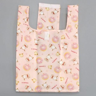 กระเป๋าพับได้ Pochacco Donut Eco Bag สีชมพู (Limited) ขนาด 30 x 31 x 17 ซม.