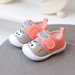 Babyonline(X009)2F1-2 (โปรลับลูกค้าใหม่ 5.- ส่งด่วน1วัน)รองเท้าเด็กหัดเดินพื้นนุ่มมีเสียง กันลื่น