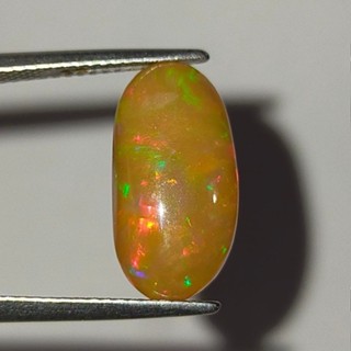 พลอย โอปอล เอธิโอเปีย ธรรมชาติ แท้ ( Natural Opal Ethiopia ) หนัก 4.06 กะรัต