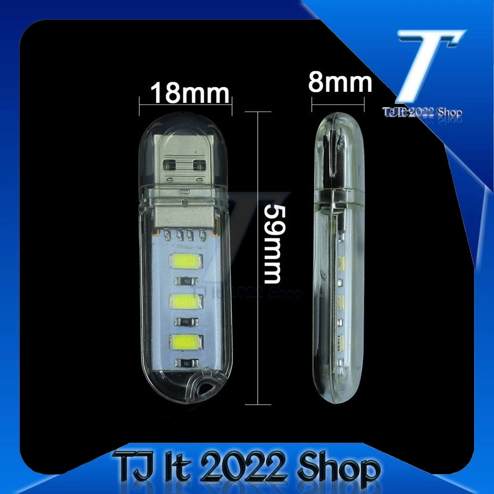Mini USB LED Night Light 3 LED / 8 LED Warm White thumbnail 4
