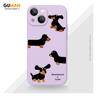 GUMAN เคสไอโฟน เคสซิลิโคนนุ่มกันกระแทกการ์ตูนน่ารักตลก เคสโทรศัพท์ Compatible for iPhone 14 13 12 11 Pro Max SE 2020 X XR XS 8 7 6 6S Plus พลัส XYM1191