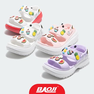 Baoji Collection บาโอจิ รองเท้าแตะ รองเท้าแบบสวม รองเท้ารัดส้น สำหรับผู้หญิง W Holiday Sweets PFM B037-117 (720)