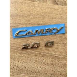 โลโก้ CAMRY 2.0 G สีเงิน ราคาต่อชิ้น