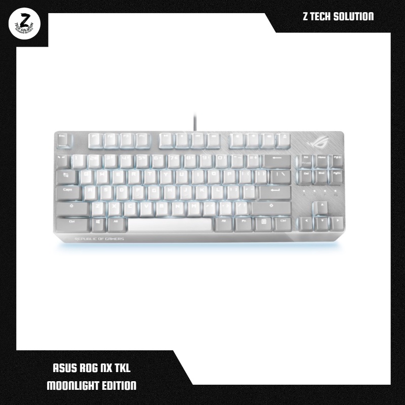 Asus ROG Strix Scope NX TKL [ Moonlight White Edition ] [ ROG NX Red ]