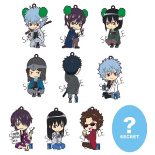 พวงกุญแจสแตรปยาง​กินทามะ​ Mascot Sakamoto Tatsuma Katsura Kotarou Kuroko Takasugi Shinsuke Gin (ของ​สะสม​กินทามะ)