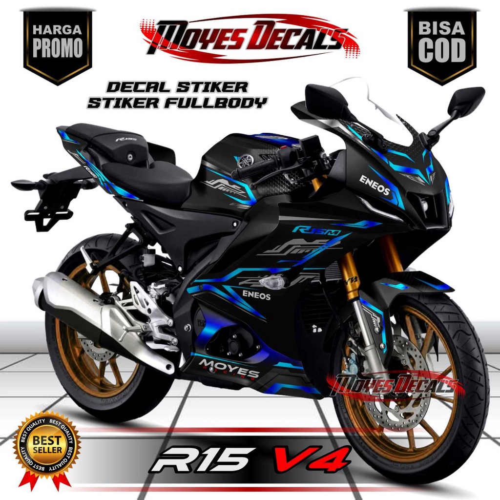 Decal R15 V4 Full body List Kit Decal Motor R15 v4 Full body Decal สติกเกอร์ Yamaha r15 v4 Full bloc