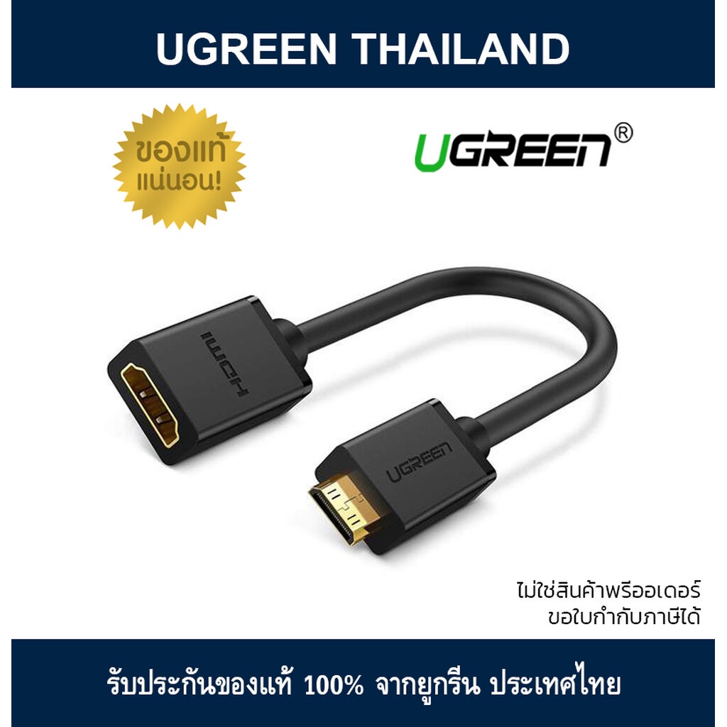 UGREEN 20137 Mini HDMI Adapter Mini HDMI to HDMI Female Cable