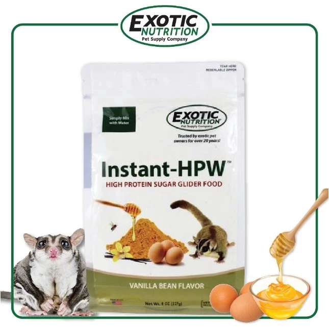 HiHamster Exotic Nutrition ผงโปรตีนละลายน้ำ HPW สำหรับชูการ์ แฮมเตอร์ นกแก้ว thumbnail 4