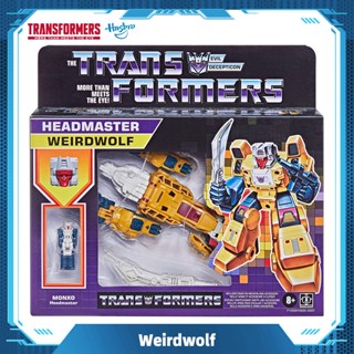 Hasbro Transformers 2021 Modern Figure in Retro Packaging Decepticon Headmaster Weirdwolf with Monxo Toys Gif F1028