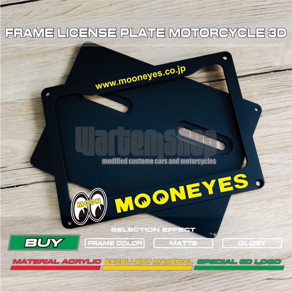 รถจักรยานยนต์ CUSTOME PLATE FRAME M4