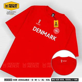 Qatar 2022 DENMARK Fifa World Cup Qatar Boys Girls Unisex T-Shirt