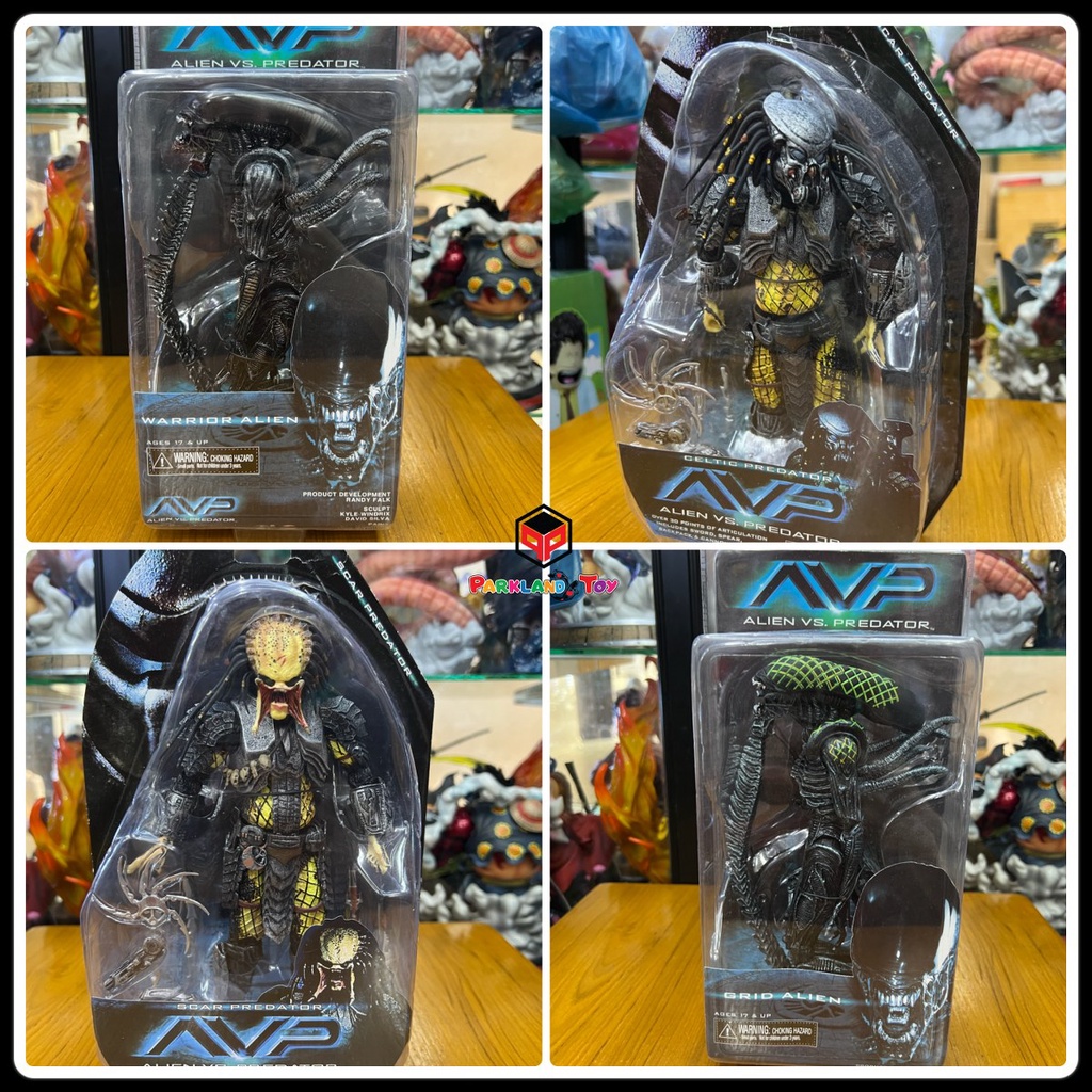 โมเดล พรีเดเตอร์ VS เอเลี่ยน ภาคเอวีพี NECA สูง 15เซ็น 💥มี 4แบบ ขยับแขนขาได้ ส่งที่ไทย💥Model Predate