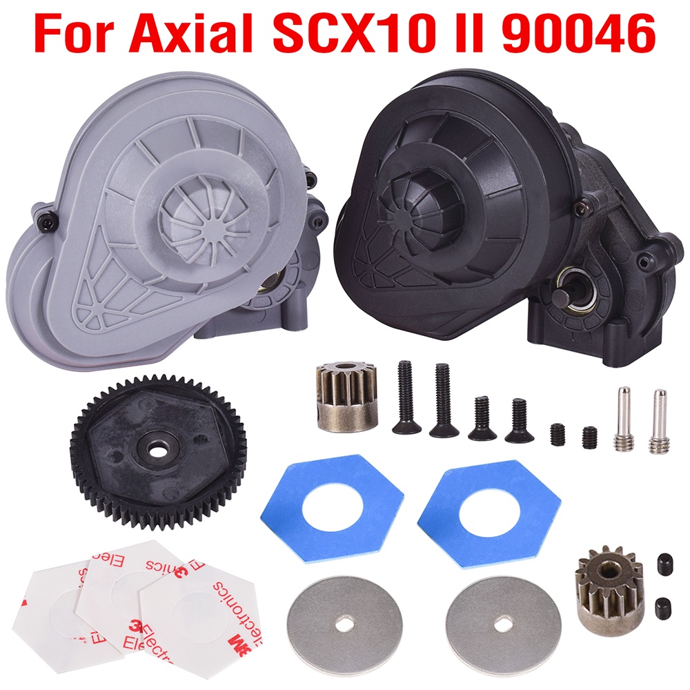 SCX10 II Complete Gearbox Transmission Gears ชุด 1/10 RC Crawler รถ Axial SCX10 SCX10 II 90046 อัพเก